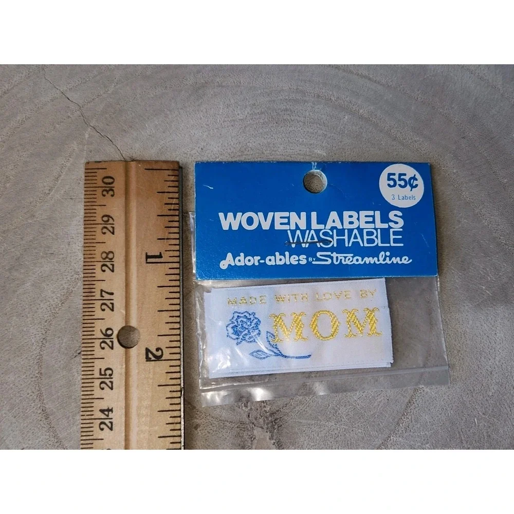 Vintage Garment Label~Ador-ables By Streamline (Qty-1) Pack Of 3~Made With Love